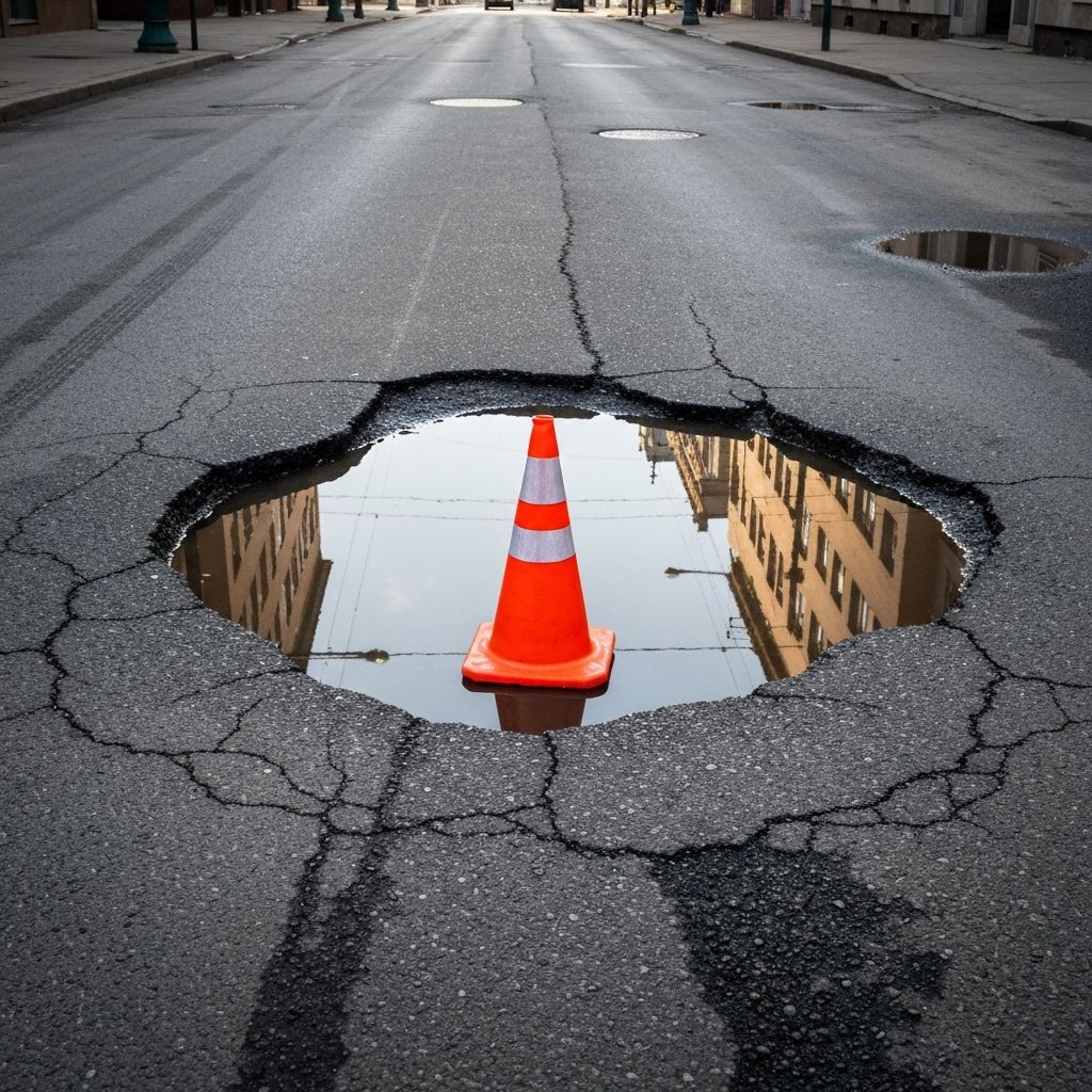 Local Pothole Officially Granted 'Historical Landmark' Status After 12 Years